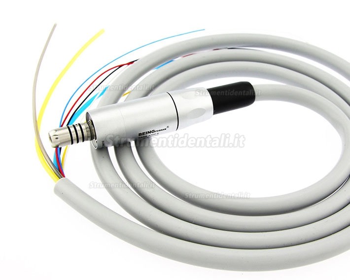 BEING Micromotore Elettrico Dentale Senza Spazzole Rose 4000 + BEING Rose202CA(P) contre-angle